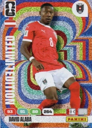 LE-DA David Alaba Austria Limited Edition Panini FIFA World Cup 2026