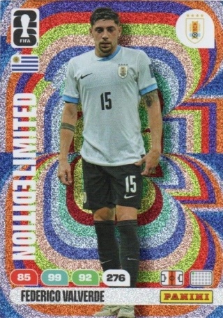 LE-FV Federico Valverde Uruguay Limited Edition Panini FIFA World Cup 2026