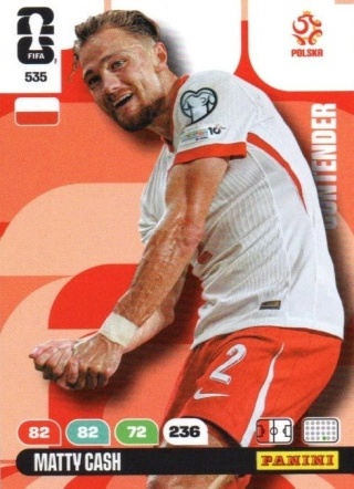 535 Matty Cash Poland Contenders Panini FIFA World Cup 2026