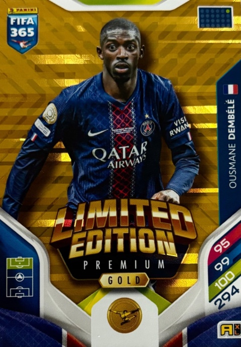 LEPG-OD Ousmane Dembélé Paris Saint-Germain Limited Edition / Premium Gold Panini FIFA 265 2026