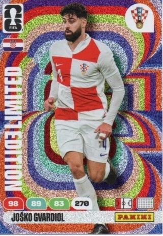 Josko Gvardiol Chorwacja Limited Edition Panini FIFA World Cup 2026