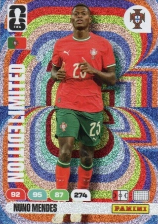 Nuno Mandes Portugalia Limited Edition Panini FIFA World Cup 2026
