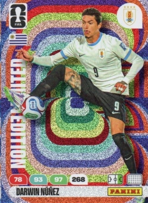 Darwin Nunez Urugwaj Limited Edition Panini FIFA World Cup 2026