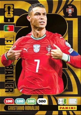 8 Ronaldo Portugal Golden Baller Panini FIFA World Cup 2026