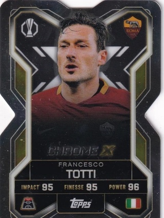 CX8 Francesco Totti AS Roma Chrome X Match Attax Extra 2025/26