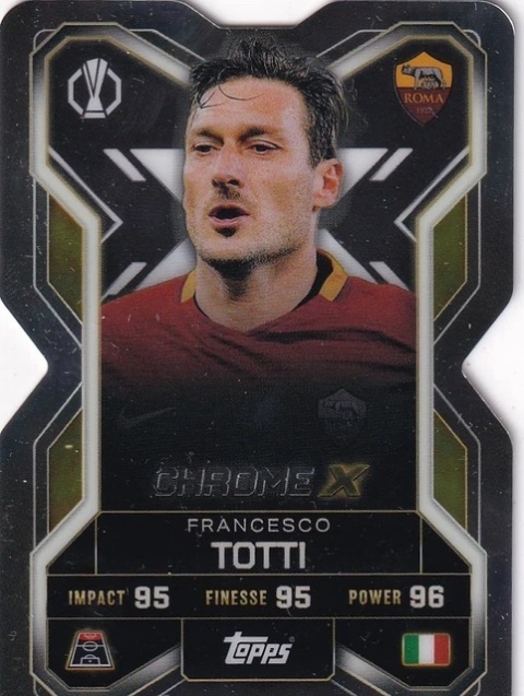 CX8 Francesco Totti AS Roma Chrome X Match Attax Extra 2025/26