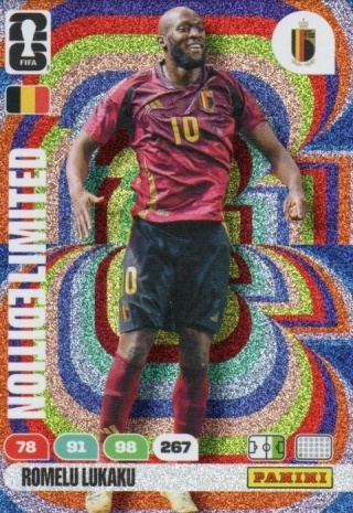 Lukaku Belgia Limited Edition Panini FIFA World Cup 2026