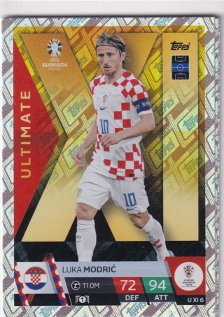 UXI6 Luka Modrić Croatia Ultimate XI EURO 2024 Match Attax