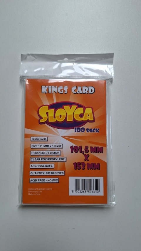 Koszulki do kart XXL 10x15mm - 100szt.