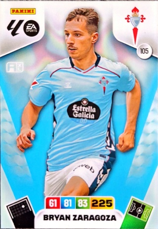 105 Bryan Zaragoza RC Celta Base La Liga 2025/25 Panini