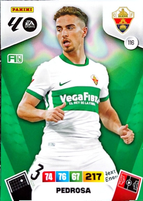 116 Pedrosa Elche CF Base La Liga 2025/25 Panini
