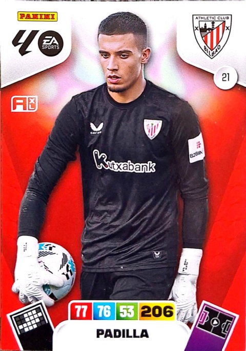 21 Padilla Athletic Club Base La Liga 2025/25 Panini