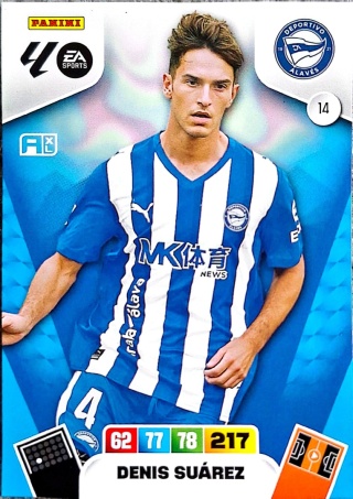 14 Denis Suárez Deportivo Alavés Base La Liga 2025/25 Panini