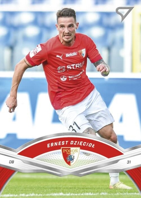186 Ernest Dzięcioł Pogoń Siedlce Base card SportZoo Betclic 1 Liga 2025/26