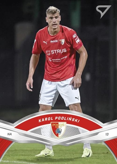 197 Karol Podliński Pogoń Siedlce Base card SportZoo Betclic 1 Liga 2025/26