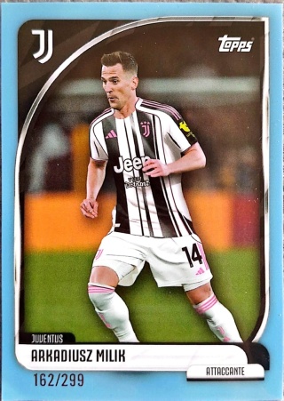 20 Arkadiusz Milik 162/299 Juventus Base card Topps Collector Tin