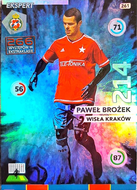 261	Paweł Brożek Wisła Kraków Ekspert Panini Ekstraklasa 2015/16