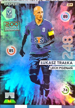 254	Łukasz Trałka Lech Poznań Ekspert Panini Ekstraklasa 2015/16