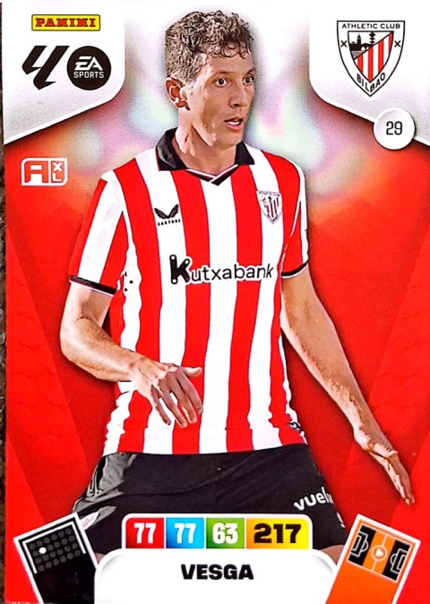 29 Vesga Athletic Club Base La Liga 2025/25 Panini