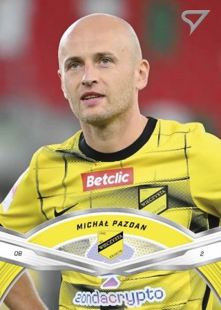 283 Michał Pazdan Wieczysta Kraków Base card SportZoo Betclic 1 Liga 2025/26