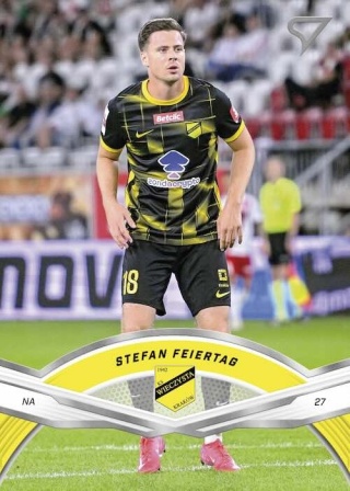 296 Stefan Feiertag Wieczysta Kraków Base card SportZoo Betclic 1 Liga 2025/26
