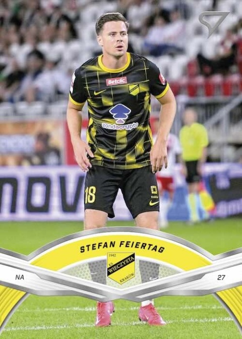 296 Stefan Feiertag Wieczysta Kraków Base card SportZoo Betclic 1 Liga 2025/26