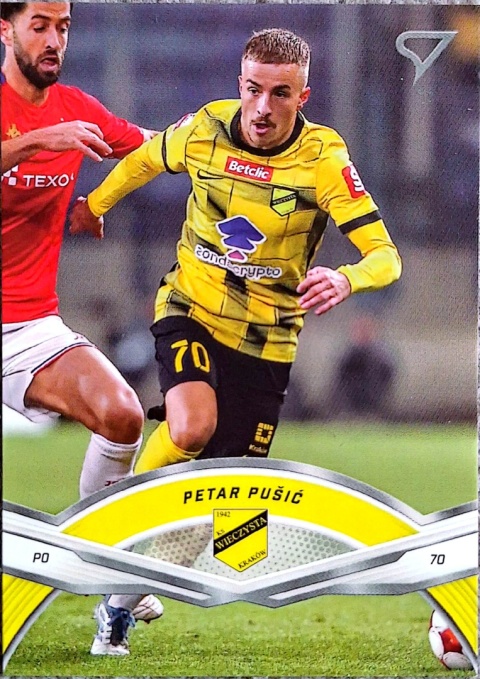 291 Petar Pušić Wieczysta Kraków Base card SportZoo Betclic 1 Liga 2025/26
