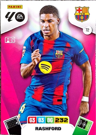 72 Rashford FC Barcelona Base La Liga 2025/25 Panini