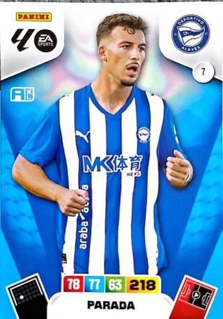 7 Parada Deportivo Alavés Base La Liga 2025/25 Panini