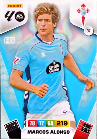 97 Marcos Alonso RC Celta Base La Liga 2025/25 Panini