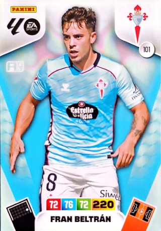 101 Fran Beltrán RC Celta Base La Liga 2025/25 Panini