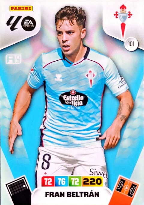 101 Fran Beltrán RC Celta Base La Liga 2025/25 Panini