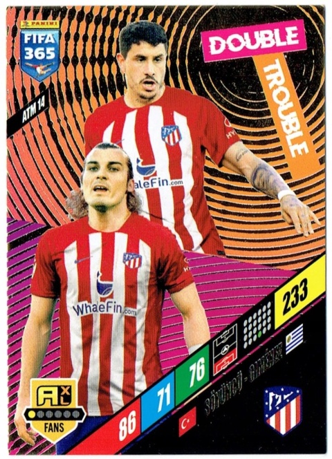 ATM14 Söyüncü / Giménez Atlético Madryt Double Trouble FIFA 365 2024
