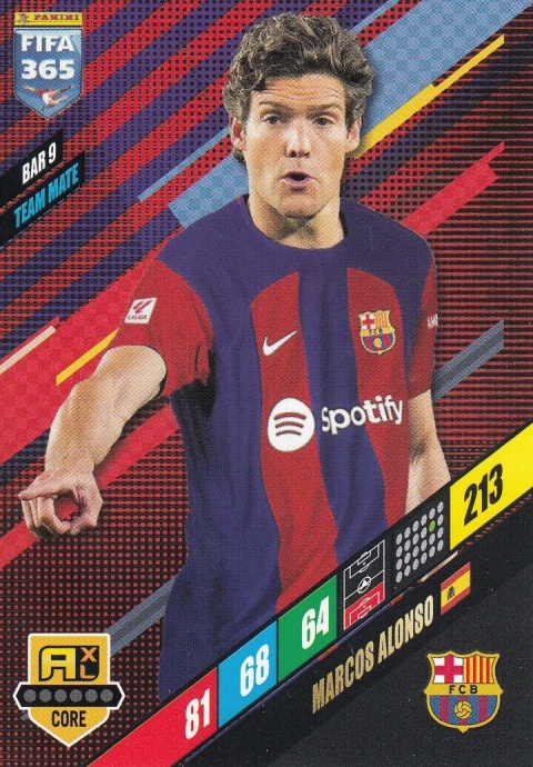 BAR9 Marcos Alonso FC Barcelona Base FIFA 365 2024