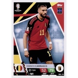 BEL13 Yannick Carrasco Belgium Base EURO 2024 Match Attax