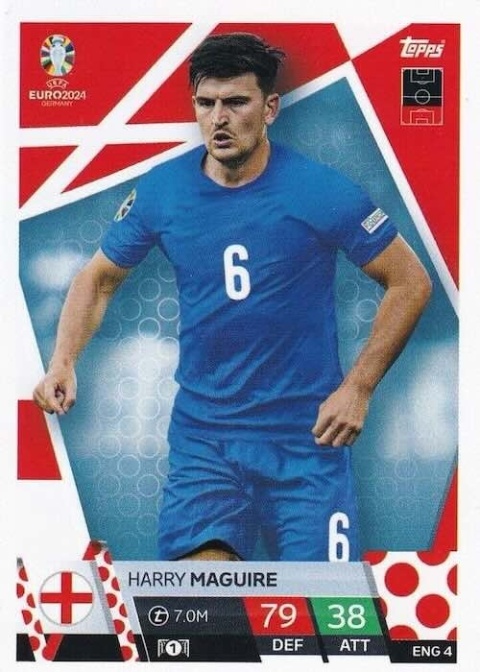 ENG4 Harry Maguire England Base EURO 2024 Match Attax