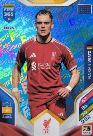 FAN25 Florian Wirtz Liverpool Fans Favourite blue FIFA 365 2026