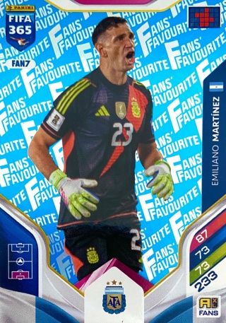 FAN7 Emiliano Martinez Argentina Fans Favourite blue FIFA 365 2026