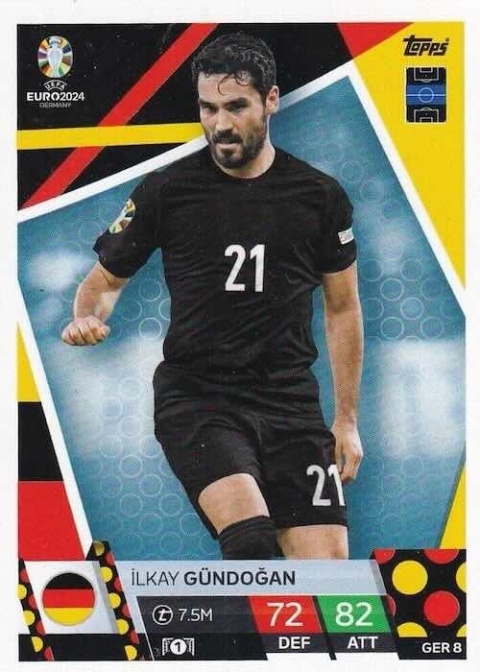 GER8 İlkay Gündoğan Germany Base EURO 2024 Match Attax