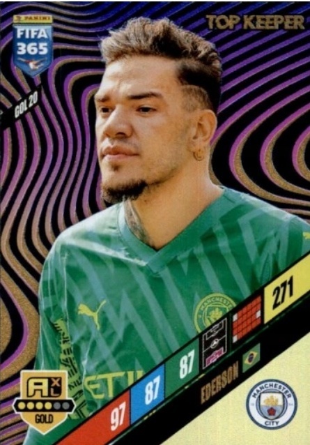 GOL20 Ederson Manchester City Gold / Top Keeper FIFA 365 2024