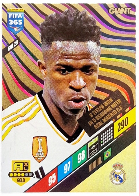 GOL29 Vini Jr. Real Madryt Gold / Giant FIFA 365 2024