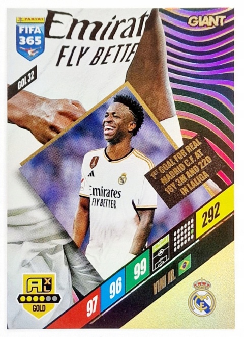 GOL32 Vini Jr. Real Madryt Gold / Giant FIFA 365 2024