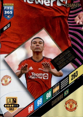 GOL33 Casemiro Manchester United Gold / Giant FIFA 365 2024
