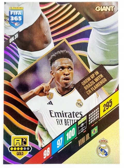 GOL35 Vini Jr. Real Madryt Gold / Giant FIFA 365 2024