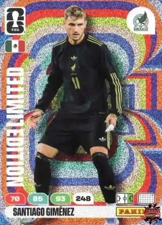 LE-SG Santiago Giménez Mexico Limited Edition Panini FIFA World Cup 2026
