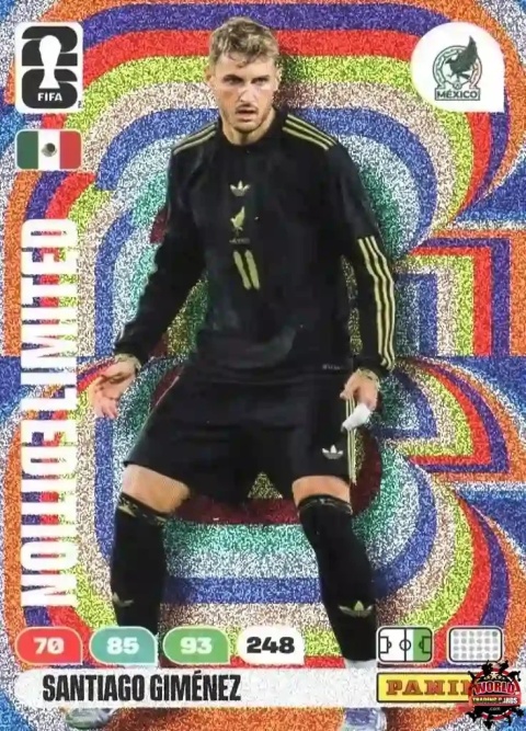 LE-SG Santiago Giménez Mexico Limited Edition Panini FIFA World Cup 2026