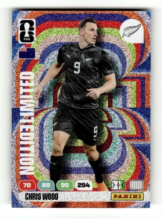LE-CW Chris Wood New Zealand Limited Edition Panini FIFA World Cup 2026