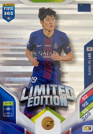 LE-KIL Kang-in Lee Paris Saint-Germain Limited Edition Panini FIFA 265 2026