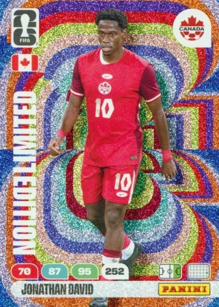 LE-JDA Jonathan David Canada Limited Edition Panini FIFA World Cup 2026