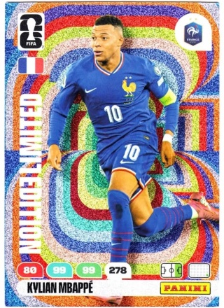 LE-KM Kylian Mbappé France Limited Edition Panini FIFA World Cup 2026